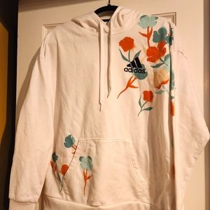 Adidas Women's Size M Floral Graphic Hoodie